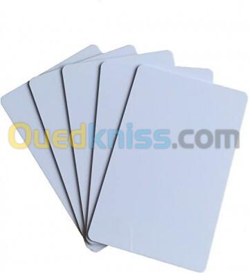 CARTE PVC BLANCHE