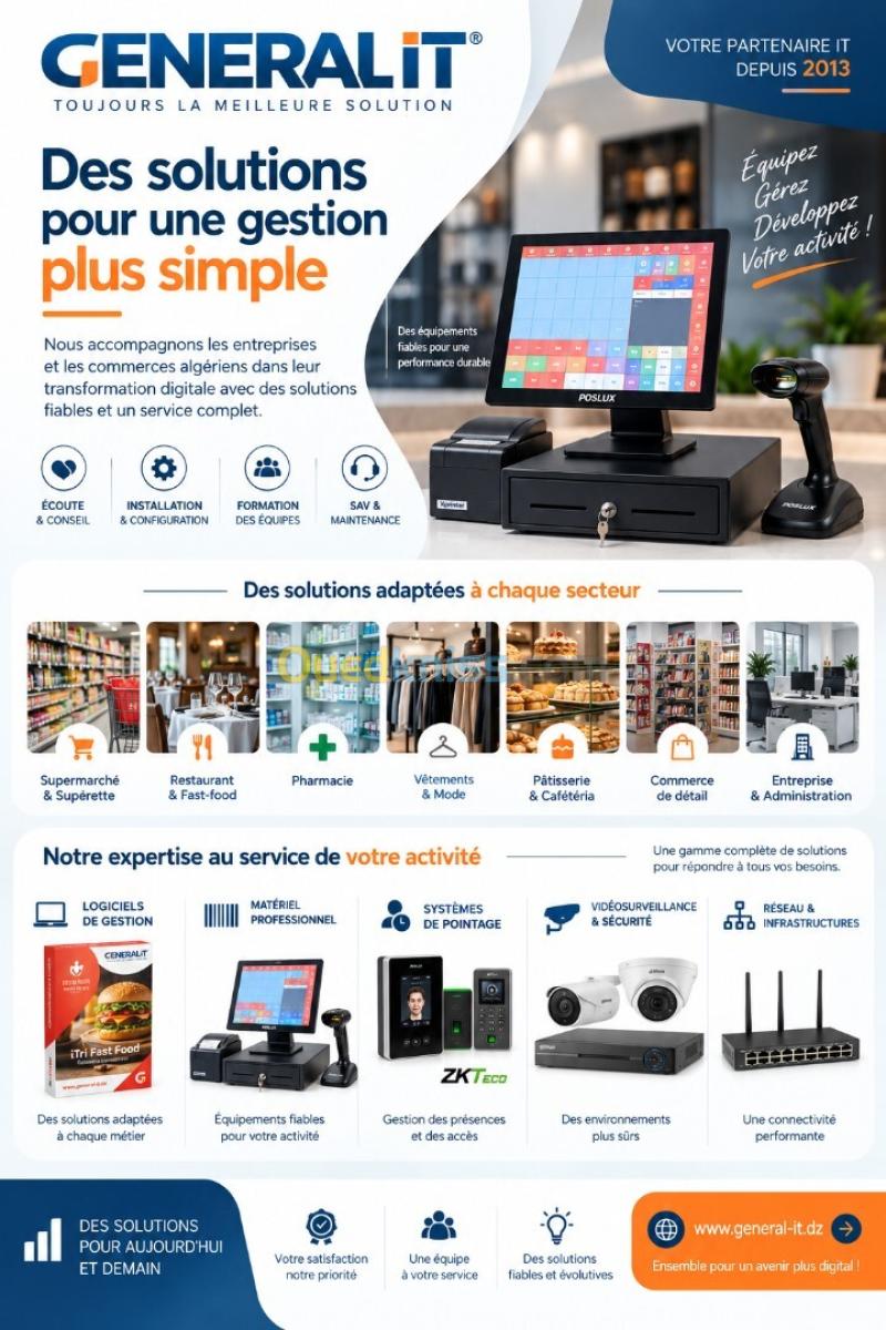 CAISSE TACTILE L150 I5 4GEN/ 4G/128 SSD 15" SMART POS 5