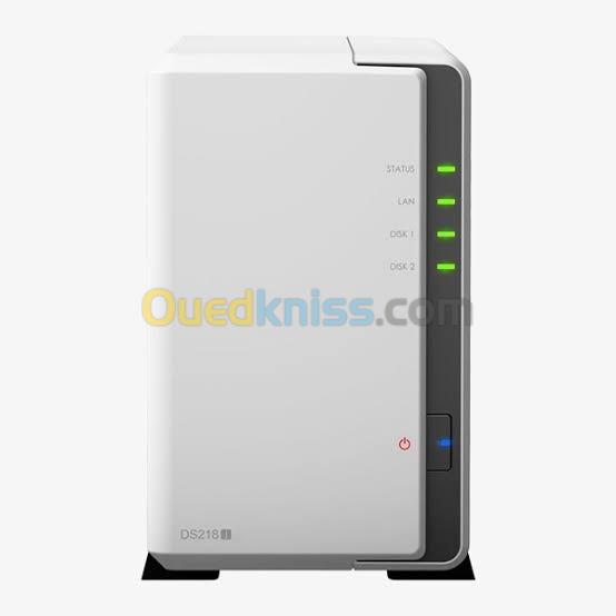 Baies de Stockage Synology DS218j 02 Baies Tour