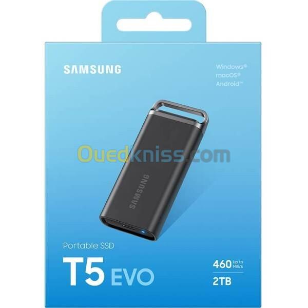 Disque dur ssd externe Samsung T5 EVO 02 TB UP TO 460 MB/s