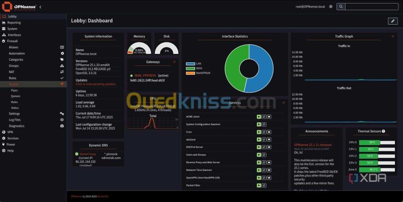 Installation & Configuration Firewall OPNsense / pfSense 2