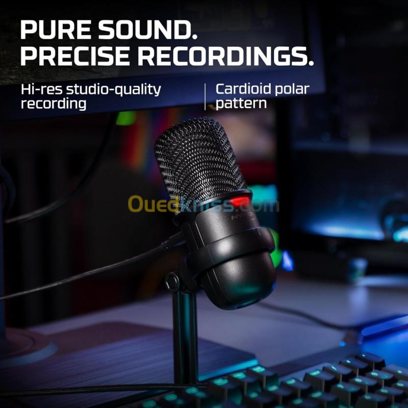  Microphone de jeu USB à condensateur HyperX SoloCast  5