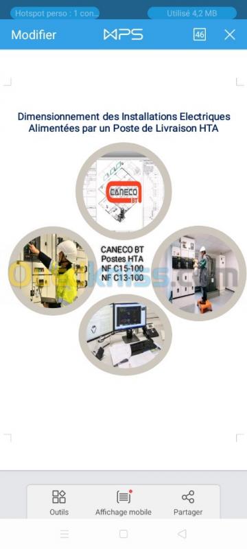  Formation "Etude de dimensionnement et Schématisation des installations électriques avec CANECO BT et conformément aux normes en vigueur 