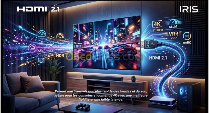 TV IRIS 75" MINI LED M8020 120 hz GOOGLE TV 4k UHD ANDROID 14 75 POUCES 14