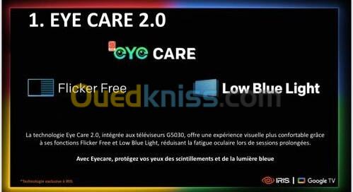 TV IRIS 32" G4030 GOOGLE TV SMART ANDROID 32 POUCES 6