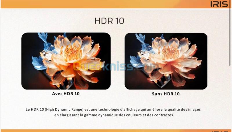 TV IRIS 75" G5020 GOOGLE TV 4k UHD MEMC ALLM HDR 10 ANDROID 14 75 pouces 5