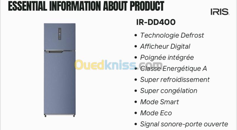 RÉFRIGÉRATEUR IRIS 400 L DEFROST IR-DD400 2