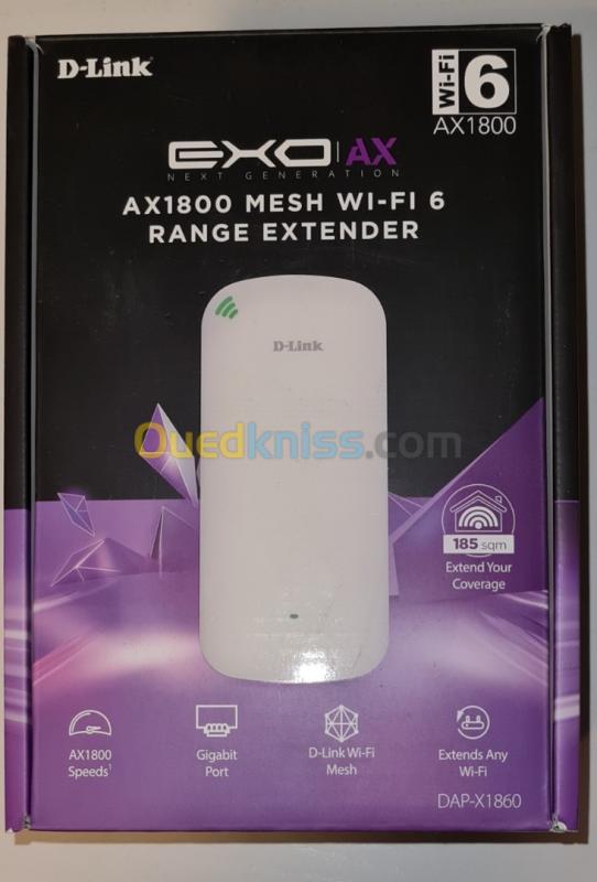 DAP-X1860 Répéteur Wi-Fi 6 EXO AX1800 Mesh