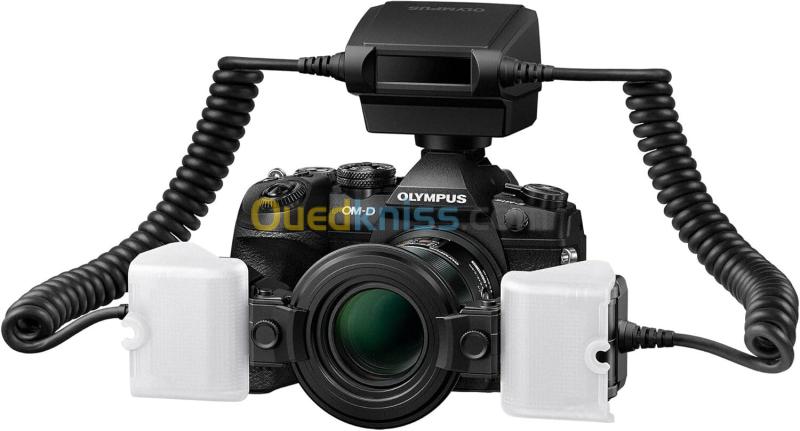 Olympus double Flash Macro Olympus STF-8 Hybrides et Reflex - polyvalent étanche - éclairage précis et réglable et sans ombre - idéal pour capturer des gros plans détaillés