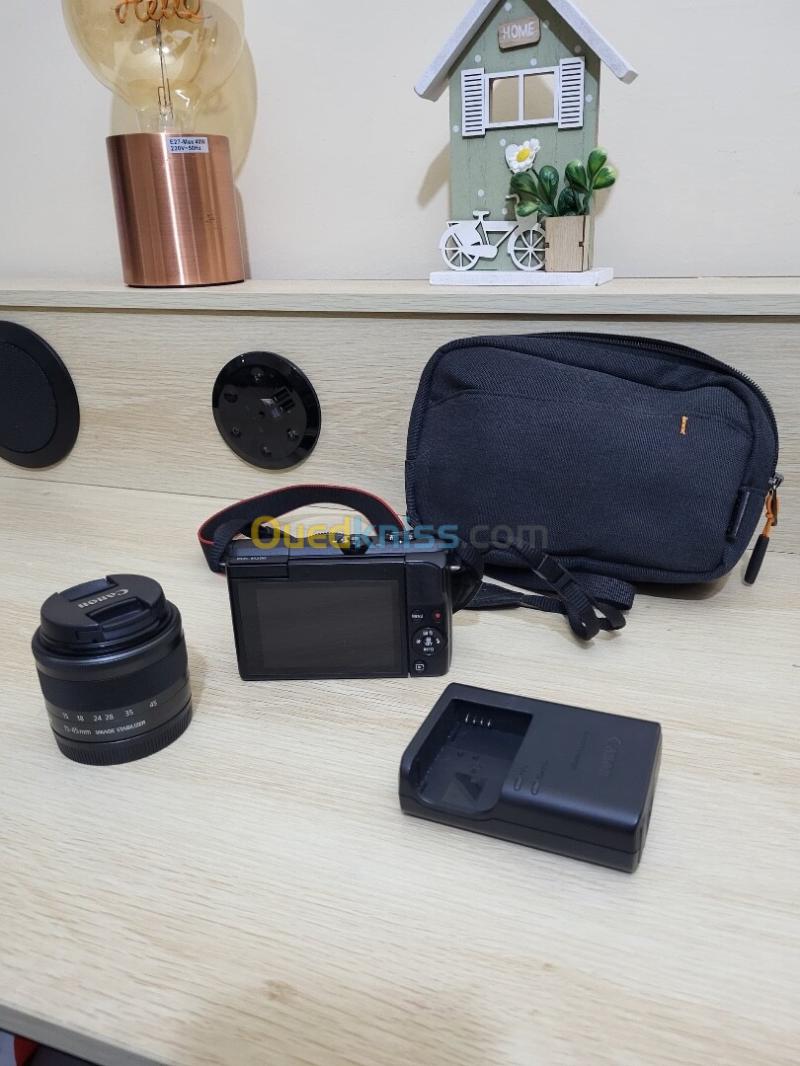 Canon EOS M 200 hybride Vidéo 4K/UHD 30p capteur APS-C de 24Mpx + EF-M 15-45mm f/3,5-6,3 IS STM 27