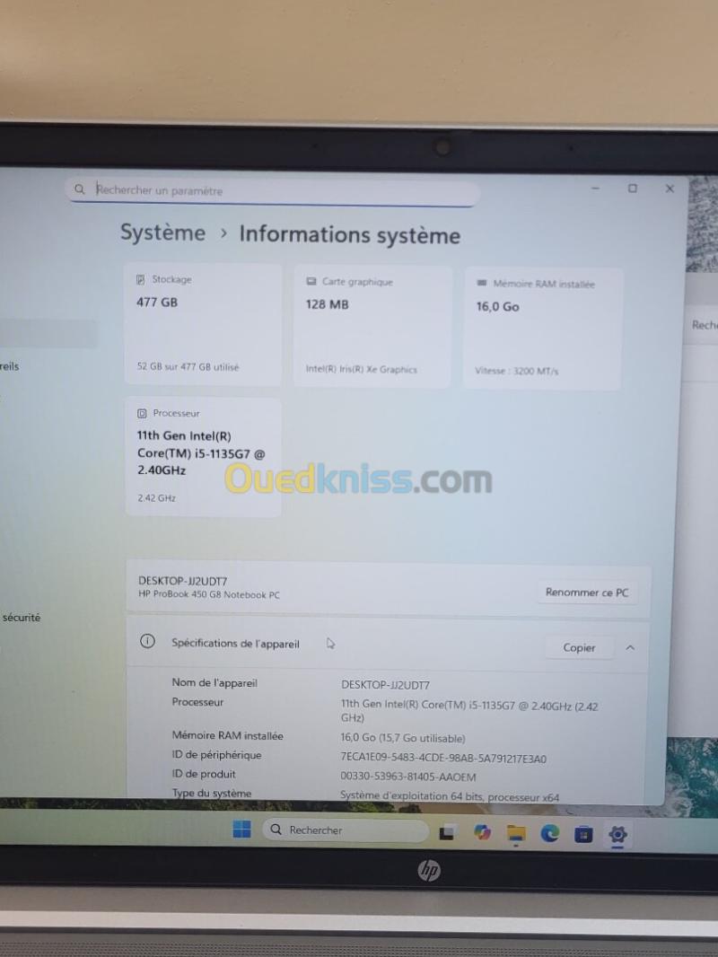 HP ProBook 450 G8 15.6 FHD | INTEL CORE i5 1135G7 | 16GB RAM | 512GB SSD | INTEL Iris Xe GRAPHICS 19