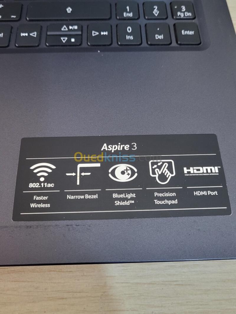 ASUS ASPIRE 3 15.6'' FHD | INTEL CELERON N4000 | 4GB RAM | 256GB NVMe SSD | INTEL UHD GRAPHICS 5