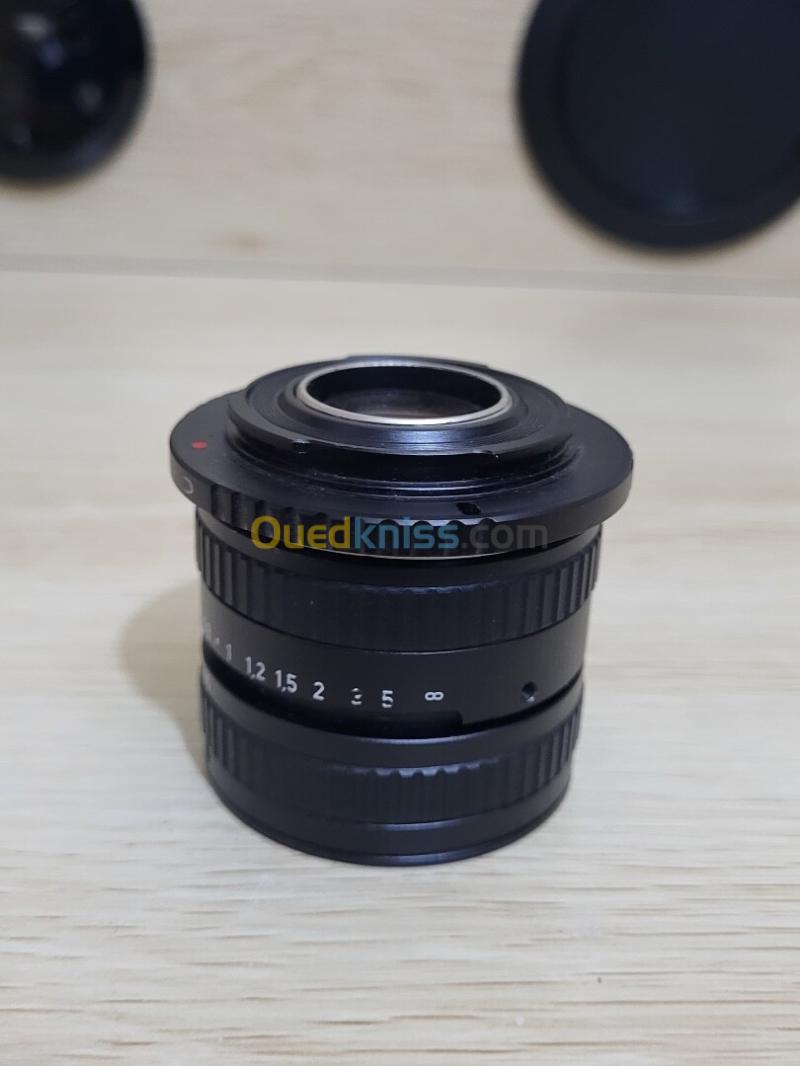 SCHNEIDER Xenon 1:0.95/25mm OBJECTIF ultra-rapide + Adaptateur C-Mount Pour Panasonic Lumix  6