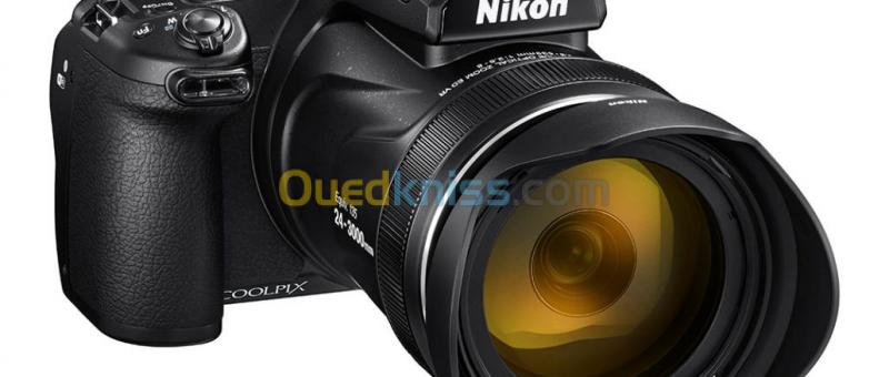  Nikon Coolpix P1000 - Vidéo 4K UHD - Zoom 125x jusqu'a à 3000 mm - Ecran orientable - Wi-Fi 