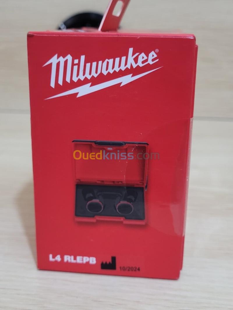 Ecouteur Milwaukee L4 RLEPB PROTECTION AUDITIVE BLUETOOTH -écouter de la musique parler au téléphone 9