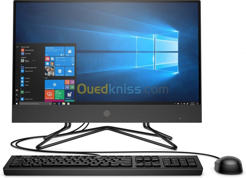  ALL IN ONE HP 200 G4 22 i3-10110U DDR4 4G 1To ECR 21.5" FHD IPS