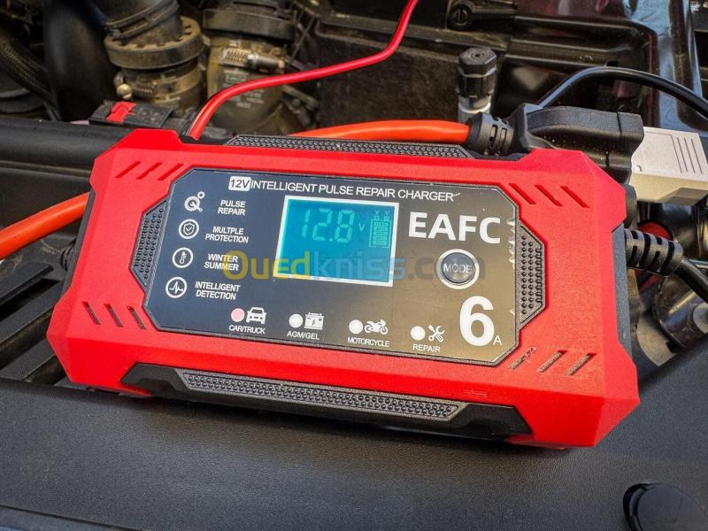 Chargeur de batterie de voiture intelligent automatique 12 V 6 A EAFC