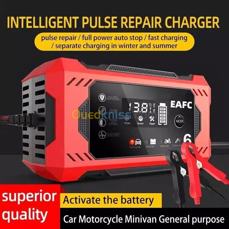 Chargeur de batterie de voiture intelligent automatique 12 V 6 A EAFC 6