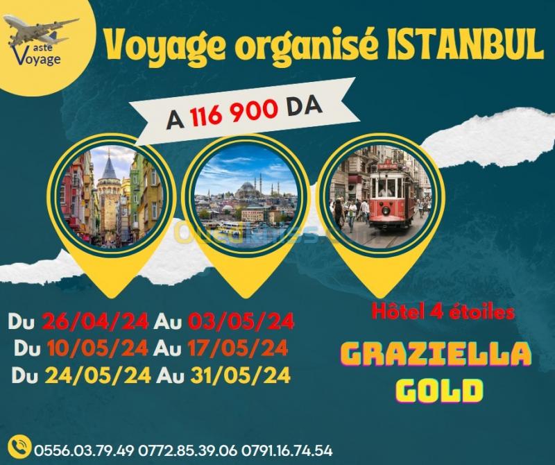  Voyage organise ISTANBUL
