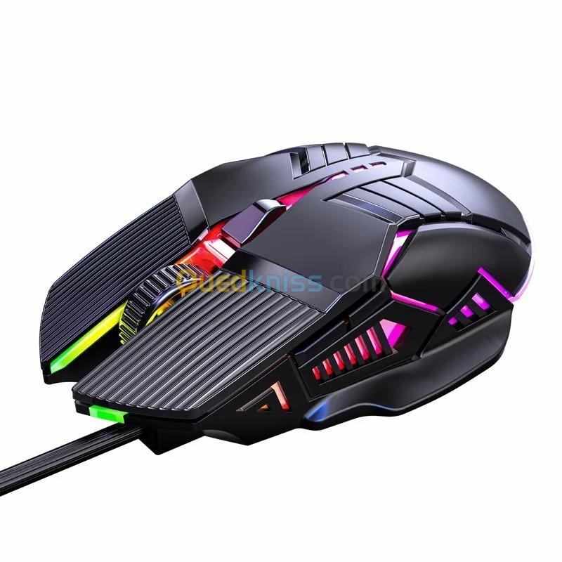  Souris Gaming Professional USB 3200 DPI Programmables 6 Boutons RGB S800