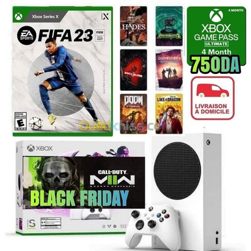   Xbox Series S + 3MOIS GAME PASS ULTIMATE 400 JEUX Inclut FIFA 23 ONLINE 