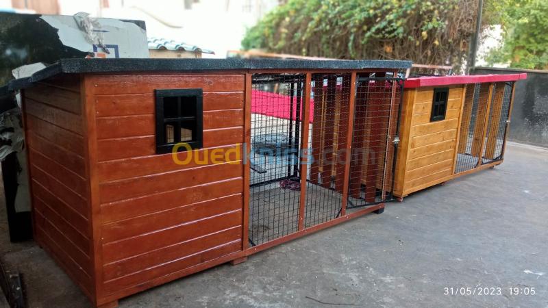  niche et cage pour chien منزل كلاب 