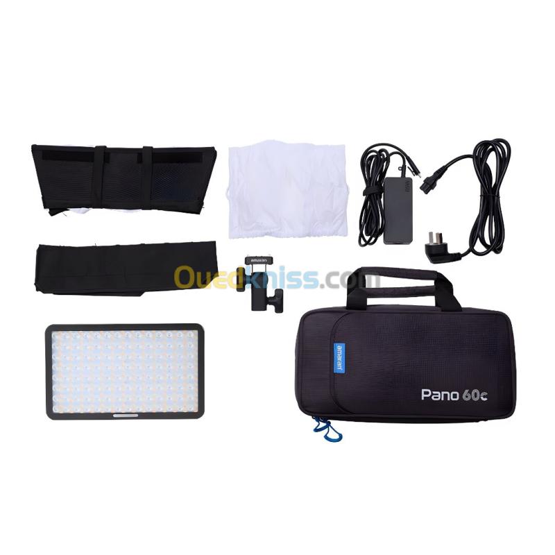 Panneau LED RGB AMARAN PANO 60C (60W) (Charcoal) (Kit) 12