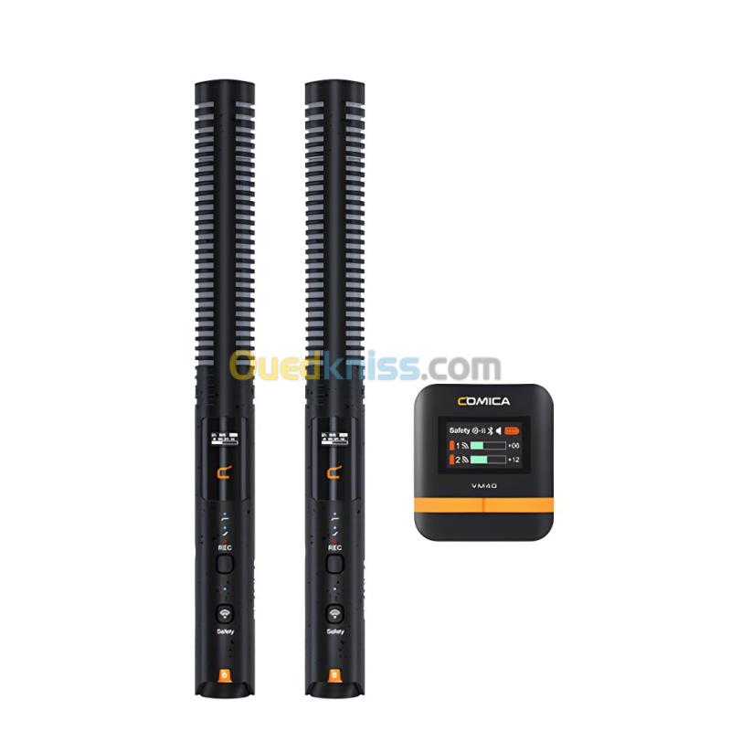 Microphone Shotgun (Boom) COMICA VM40 COMBO ( RX+TX+TX / Peut Utiliser En Sans-Fil Ou Filaire ) 3