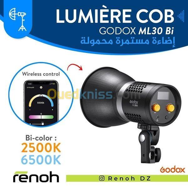  Lumière Continue portable Godox ML30Bi (bi-color)