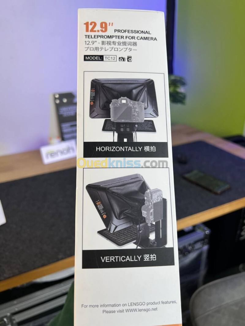 TÉLÉPROMPTEUR LENSGO TC12 12.9" 2