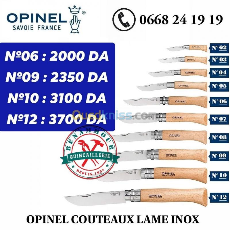  OPINEL COUTEAUX LAME INOX