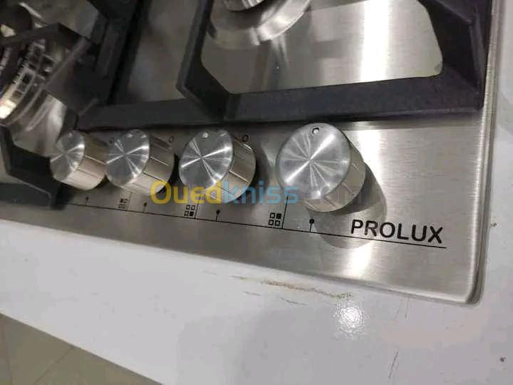 Plaque de cuisson 4 et 5 feux Inox / inox noir Alger Algérie