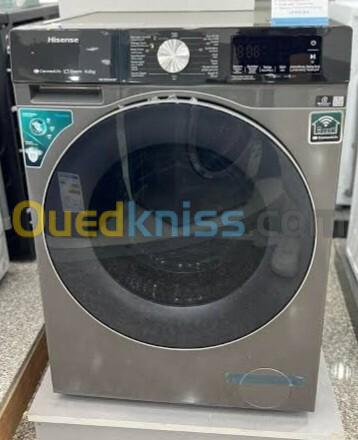 Promotion machine a laver hisense 10.5kg gris titanum 2