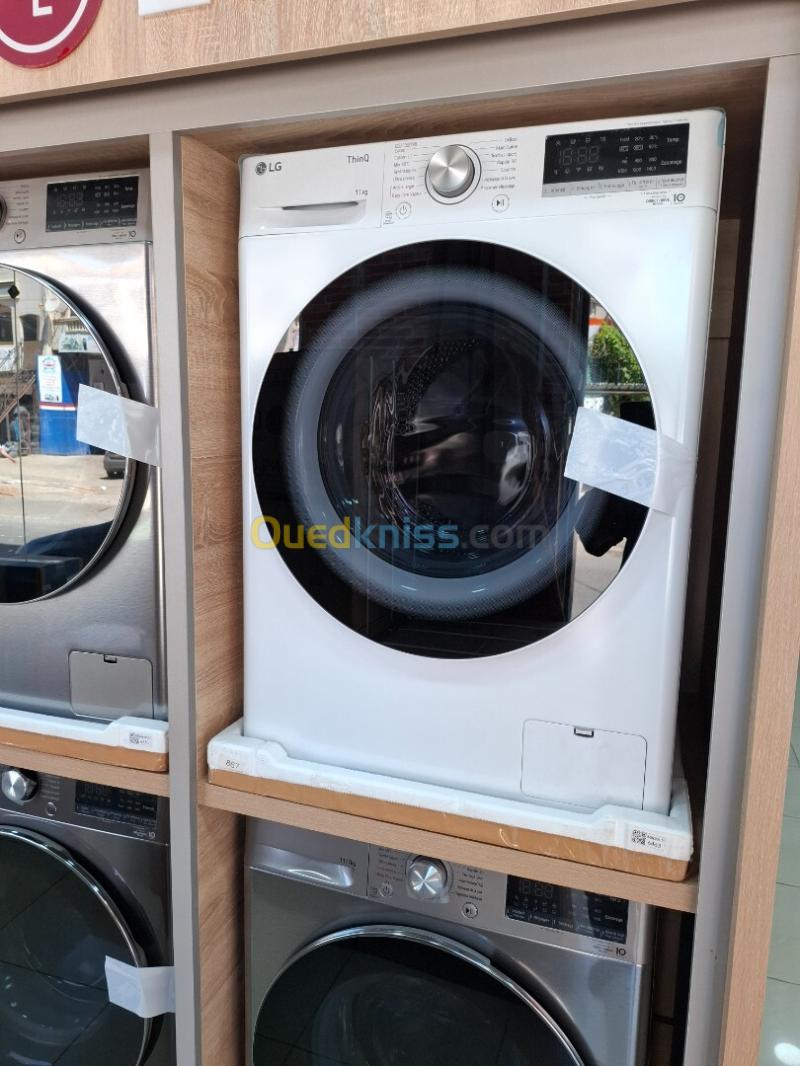 Promotion machine à laver LG 11kg gris clair 4