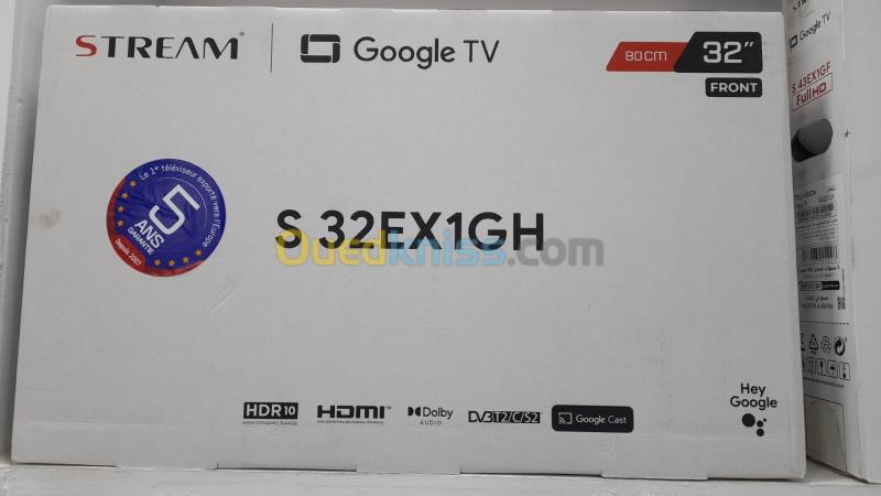 Promotion tv stream 32 pouce google tv smart 