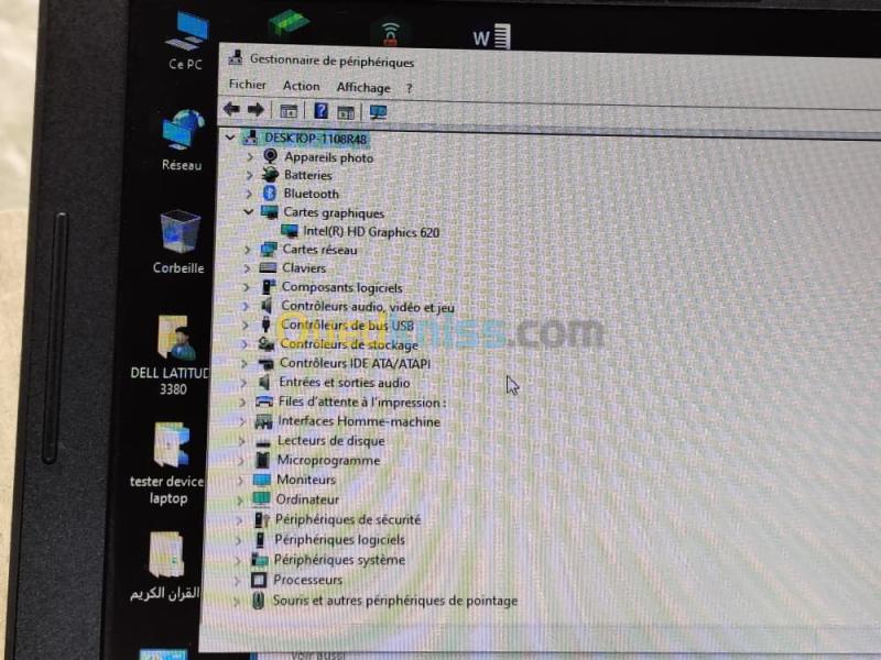 DELL LATITUDE 3380 / INTEL I5 7 EME / 8 G / 256 SSD / 14 +CARTABLE 8