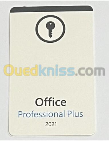 LICENCE MICROSOFT OFFICE 2021 / 2019 PRO PLUS COFFRE ET CARTE POUR ENTREPRISE 2