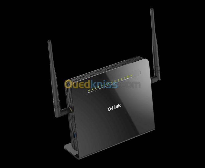  D-link Modem routeur sans fil double bande AC1200 VDSL2 / ADSL2 + avec VOIP DSL-G2452DG