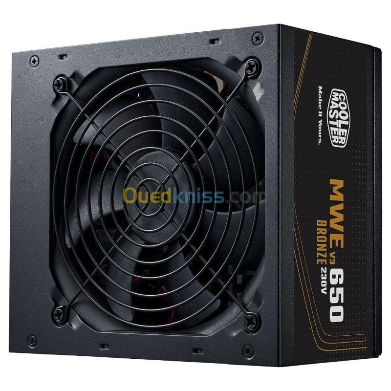 COOLER MASTER MWE BRONZE 650W V3 - ALIMENTATION 80 PLUS BRONZE - 230 V - ATX 3.1 - DC TO DC - NOIR 2