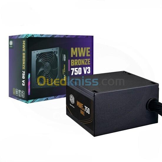 COOLER MASTER MWE BRONZE 750W V3 - ALIMENTATION 80 PLUS BRONZE - 230 V - ATX 3.1 - DC TO DC - NOIR 2
