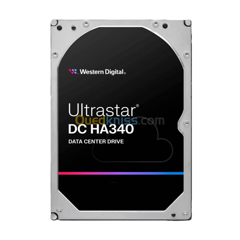 WD ULTRASTAR 12TO HA340 - DISQUE HDD 3.5" - 7200 RPM - SATA III 6GB/S - 512MB -WUS721212BLE6L4 3