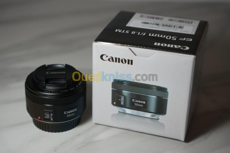  Objectif CANON EF 50MM F/1.8 STM - Lens pour Monture EF Portrait Reportage 
