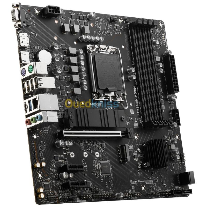 MSI PRO B760M-P DDR4 - MICRO ATX - SOCKET 1700 - 4X DDR4 - M.2 PCIE 4.0 -  USB 3.1 - PCIE 4.0 16X - 3
