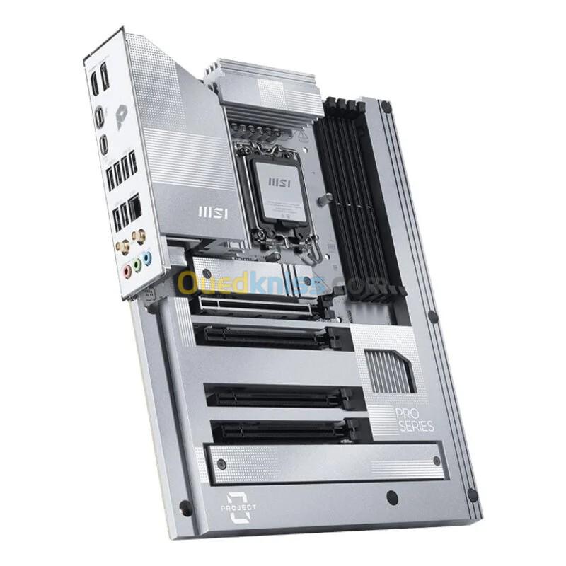 MSI PRO Z890-S WIFI PZ - CARTE MÈRE ATX - SOCKET LGA 1851 - 4 x DDR5 - M.2 PCIe 5.0 - PCIe 5.0 - WIFI 7 - LAN 2.5GbE - BLACK 3