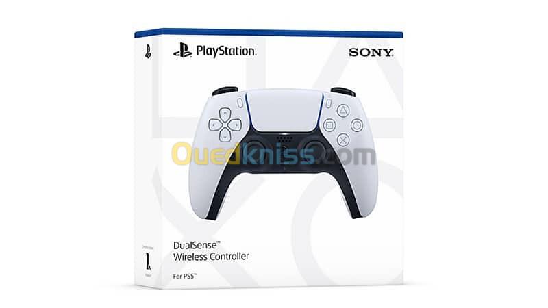 MANETTE SONY PS5  DUALSENSE SANS FIL ORIGINALE - BLUETOOTH - MULTIPLATEFORME - USB-C - BLANCHE