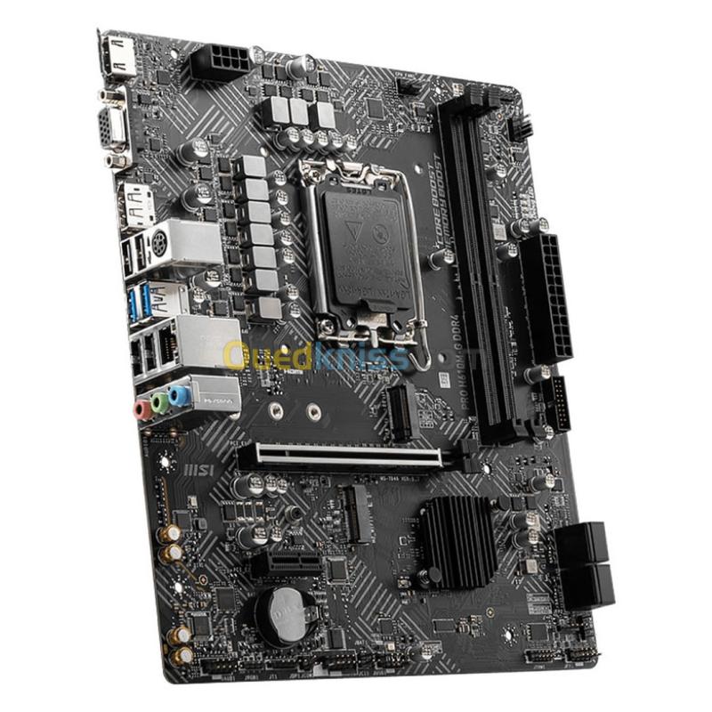 Carte mère MSI PRO H610M-G DDR4 Micro ATX Socket 1700 Intel H610 Express - 2x DDR4 2