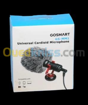 GOSMART MICROPHONE UNIVERSAL GS-MM1 - DIRECTIONNEL MULTIPLATEFORME - MÉTALLIQUE - 35 KHZ  -BLACK 2