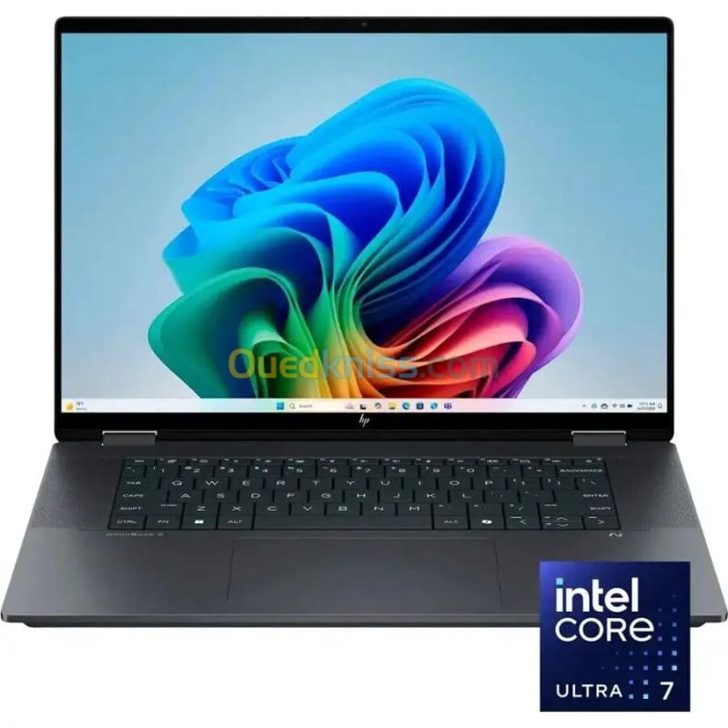 HP OMNIBOOK X FLIP 16-AS0023DX - CORE ULTRA 7 256V - 16GB DDR5 - 1TB SSD NVME - 16" 2K TACTILE X360 - WIN 11 - ÉCLIPSE GRIS
