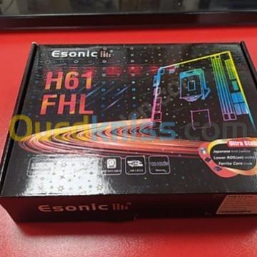  Esonic Motherboard H61-FHL For Core 2nd/3th Generation I3/i5/i7 Processor