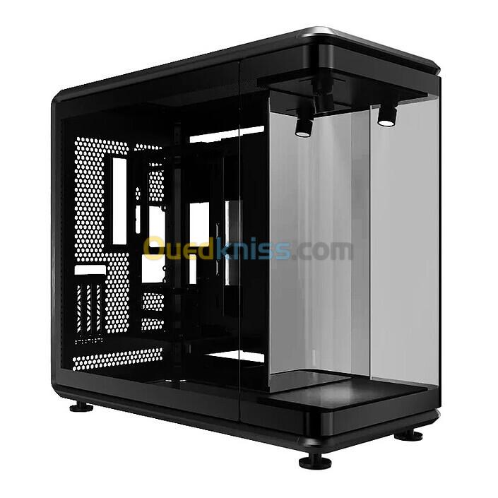 COOLER MASTER MASTER FRAME 360 PANORAMA - BOÎTIER PC GAMING PANORAMIQUE - VERRE TREMPÉ 3 CÔTÉS - PCIe 5.0 RISER - BLACK